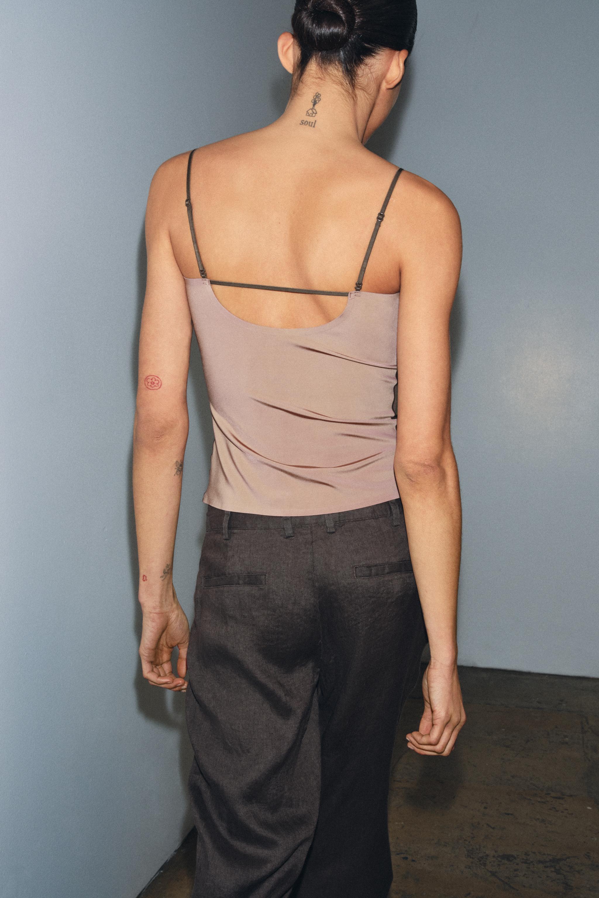 POLYAMIDE STRAP TOP